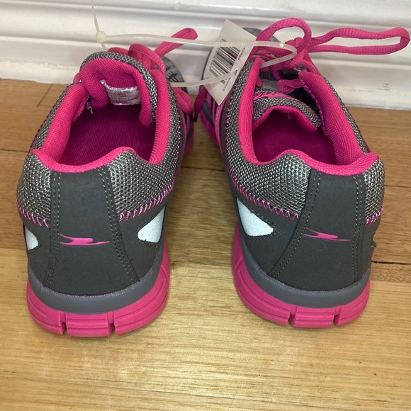 Crane - Grey and Pink Lace up Sneakers - Size 9 - Picture 5 of 8